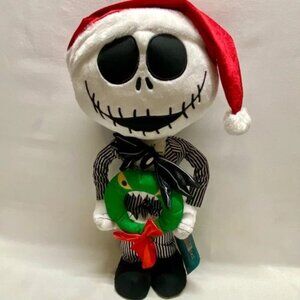Disney Nightmare Before Christmas Jack Skellington Holiday Greeter 19” Works GUC